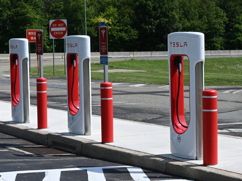 tesla supercharging evu