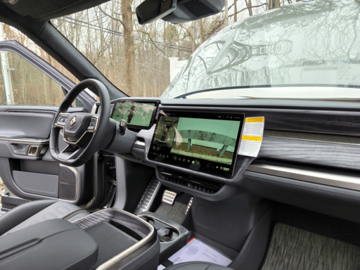 Rivian R1T Side Interior EVU