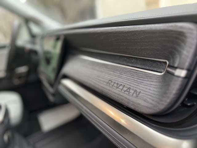 Rivian R1S Interior close up