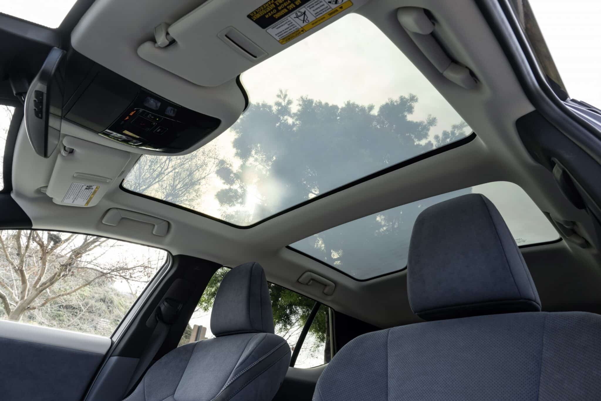 Lexus RZ sunroof EVU