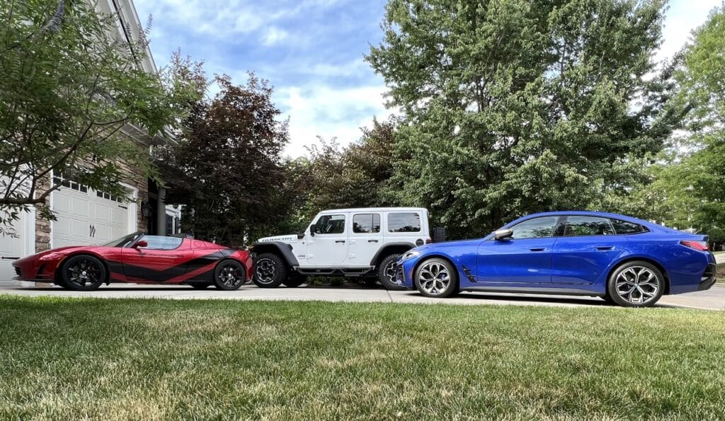 Roadster Jeep 4xE BMW i4